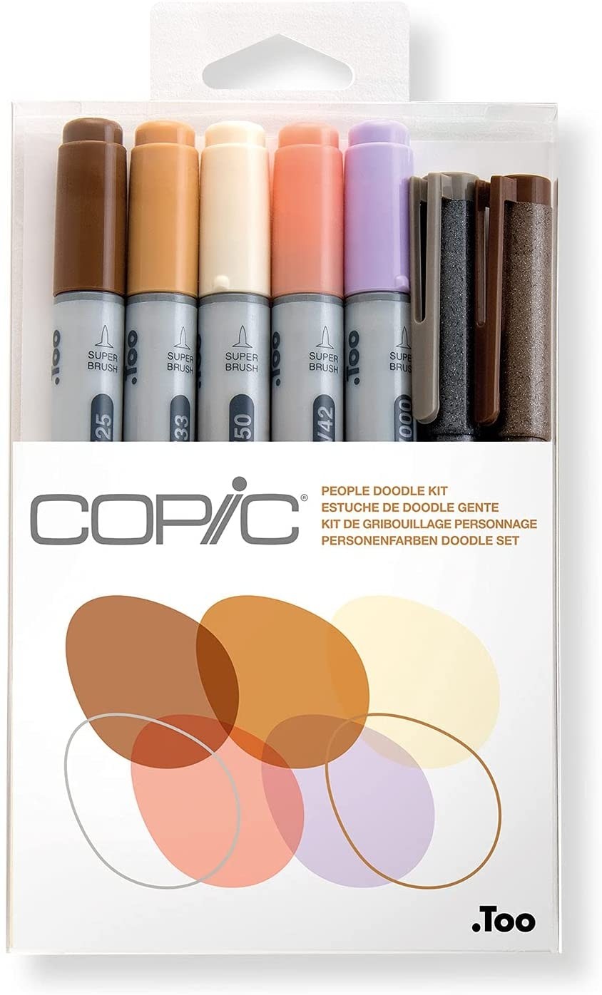 Pennarello Copic ciao people doodle kit