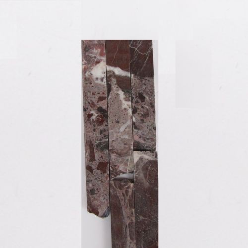 Listelli in pietra per mosaico 2x1 lungh.30 cm circa Rosso Levanto  