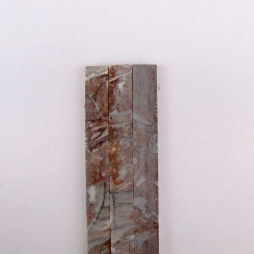 Listelli in pietra per mosaico 2x1 lungh.30 cm circa Rosso Fegato  