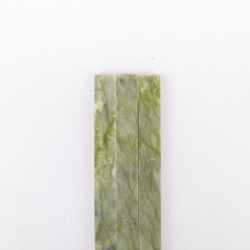 Listelli in pietra per mosaico 2x1 lungh.30 cm circa Verde Cina  