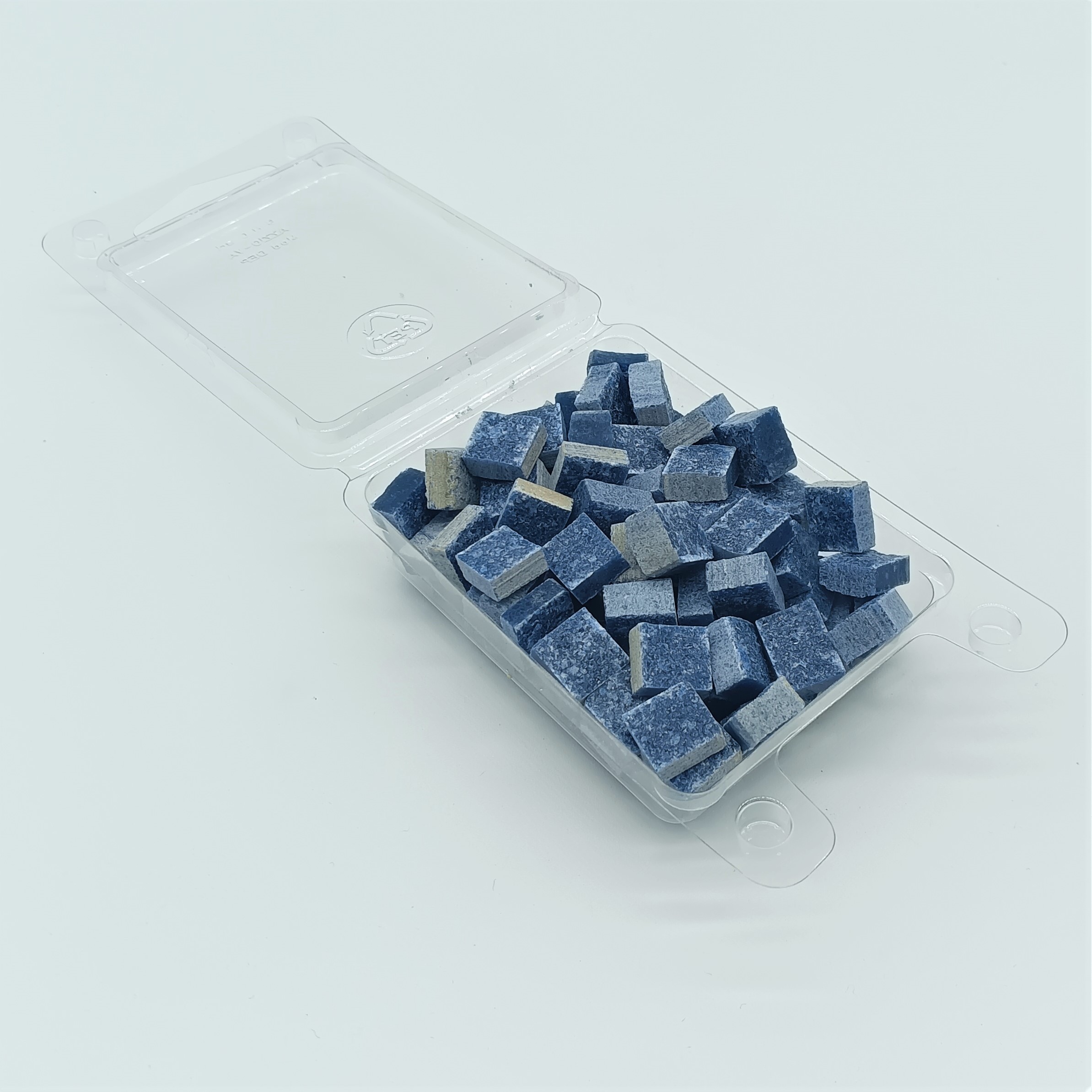 Tessere per mosaico quarzo blu cobalto 1x1x0,5 cm. (100 grammi) Tranciato