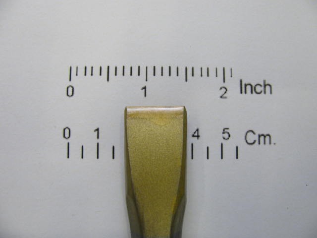 Scalpello widia a mano per marmi e graniti da mm. 15