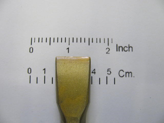 Scalpello widia a mano per marmi e graniti da mm. 20