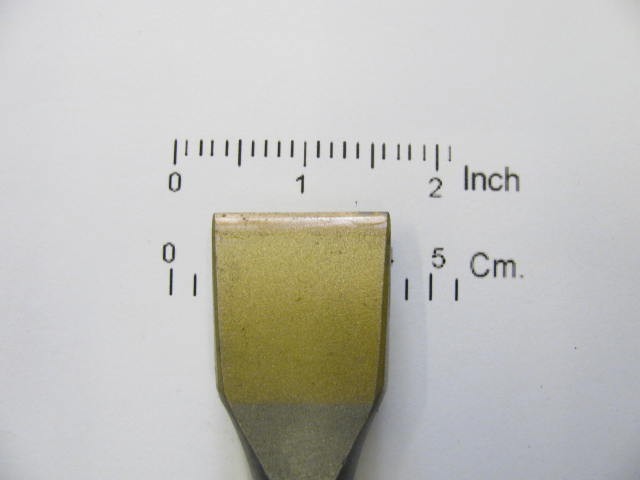 Scalpello widia per marmi e graniti  mm. 30 per martelli pneumatici attacco 12,5 mm.