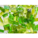 Mix n. 4 Verde erba tessere in vetro colorato per mosaico