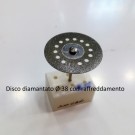 Mini disco diamantato gambo 2,35 mm. Ø 38x0,6 mm. alleggerito