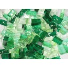 Mix n. 5 Verde tessere in vetro colorato per mosaico